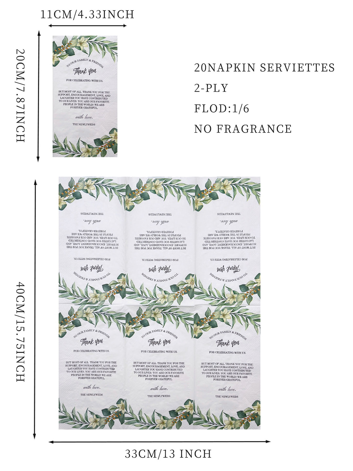 Wedding Paper Napkins,Eucalyptus Leaf Printing Paper Guest Towels For Dinner 